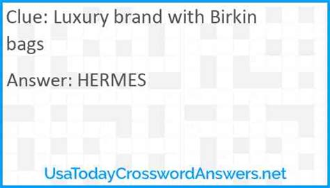 birkin bags founder crossword.